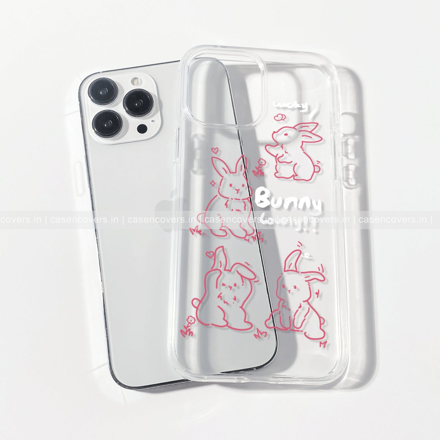 Cute Bunny Clear Case