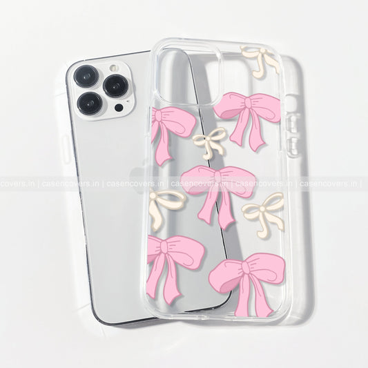 Aesthetic Pink Bow Case