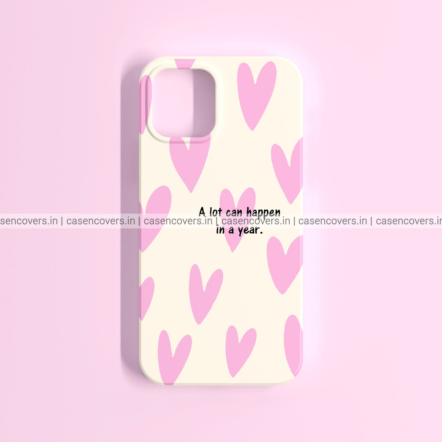 Biege & Pink Aesthetic Case