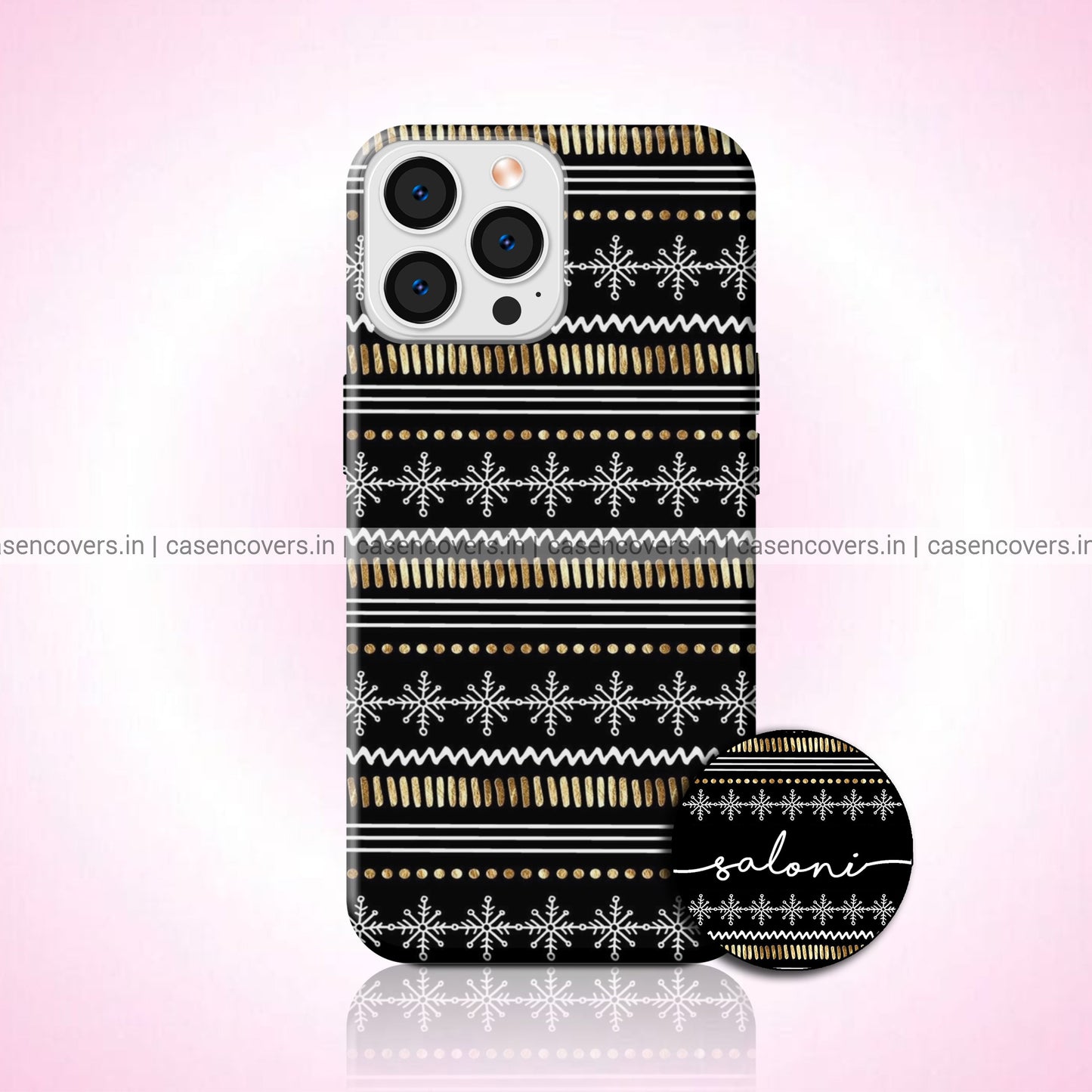 Black & Golden Aztec Case
