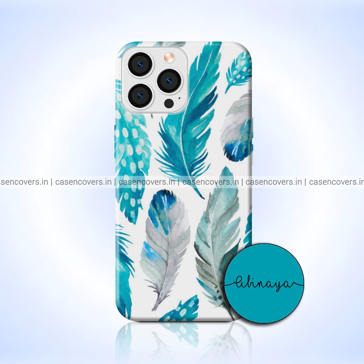 Blue Feather Case