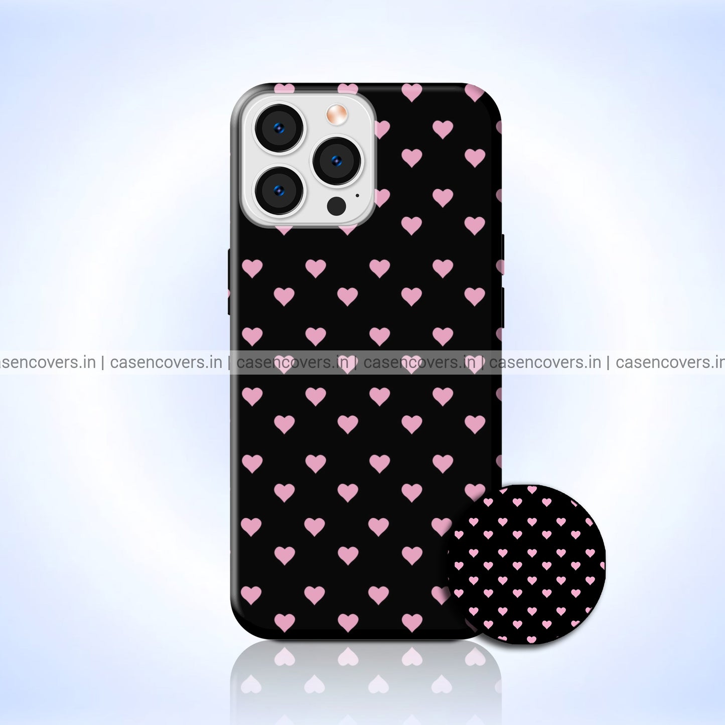 Tiny Heart Black Case