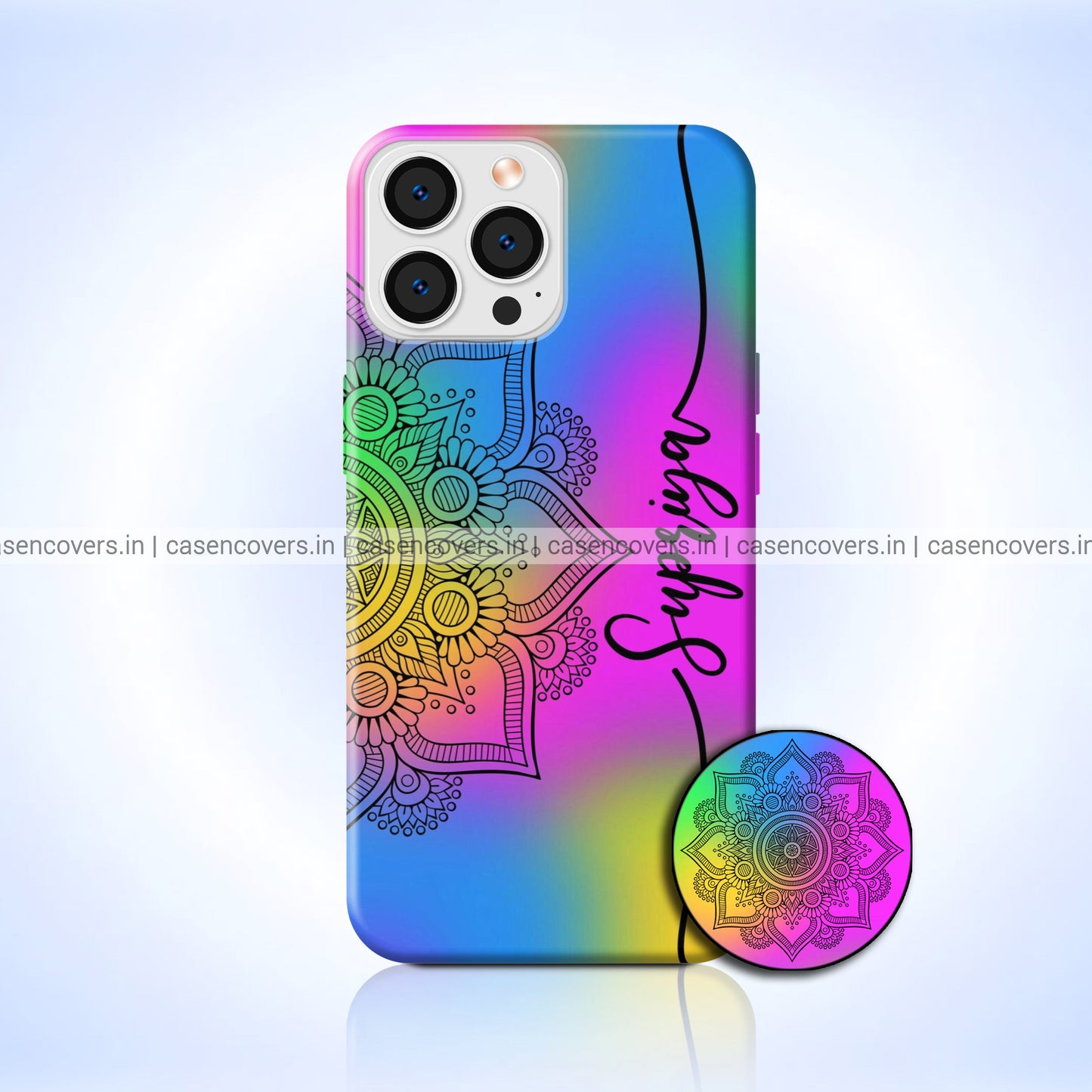 Colorful Mandala Art Case