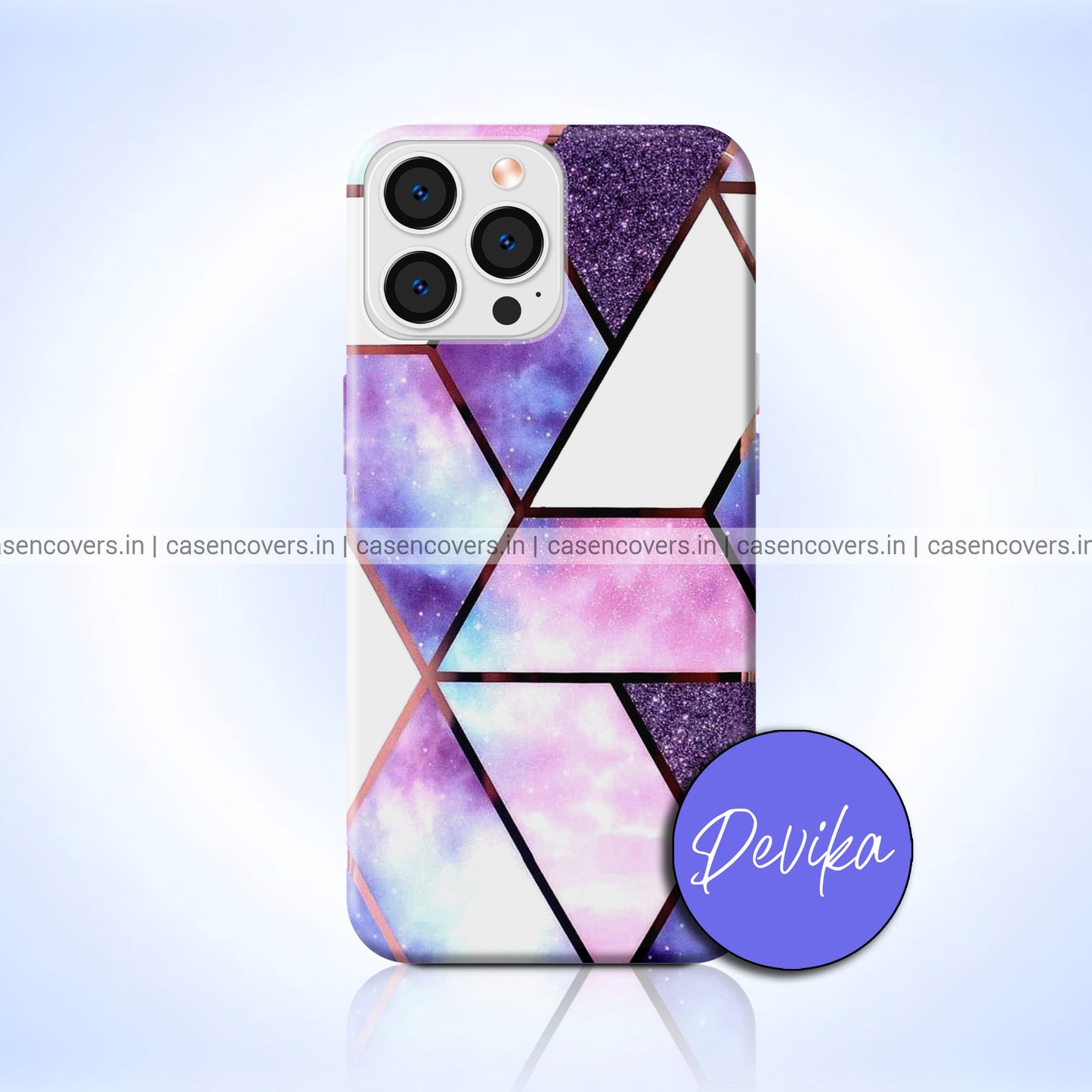 Elegant Purple Marble Case