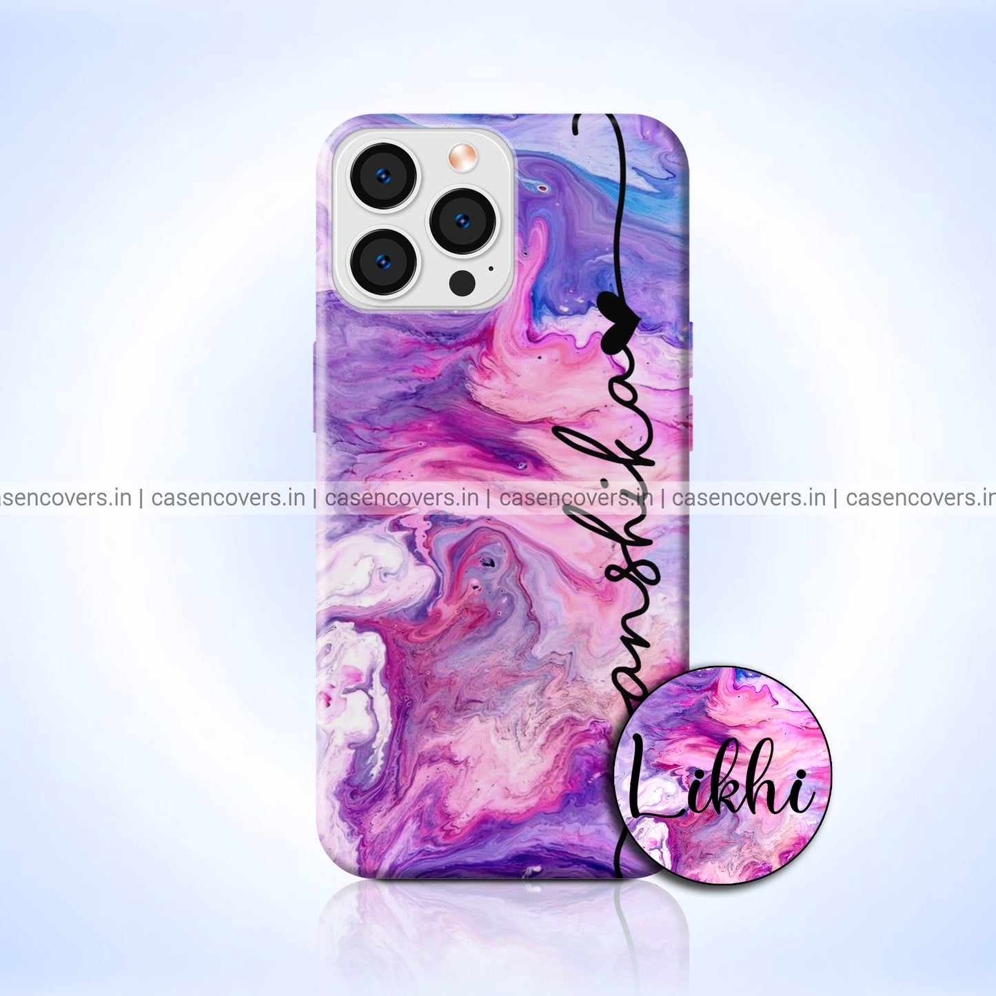 Classy Purple Fluid Case