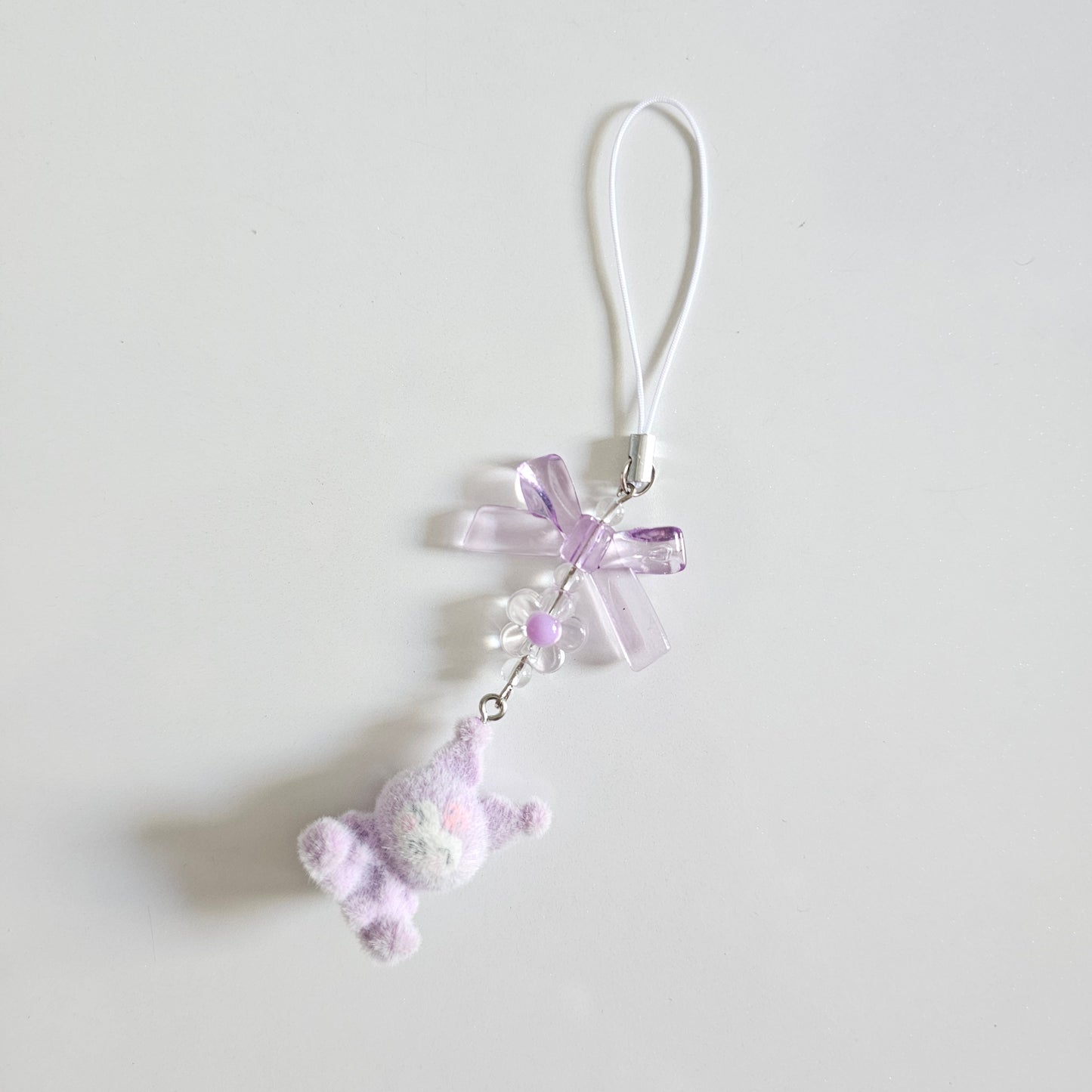 Kawai Kuromi Purple Phone Charm