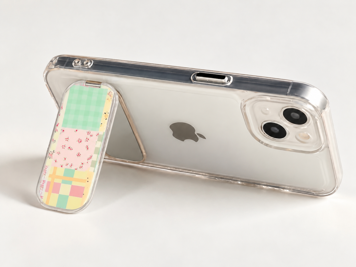 Pastel Patchwork Mirror Stand
