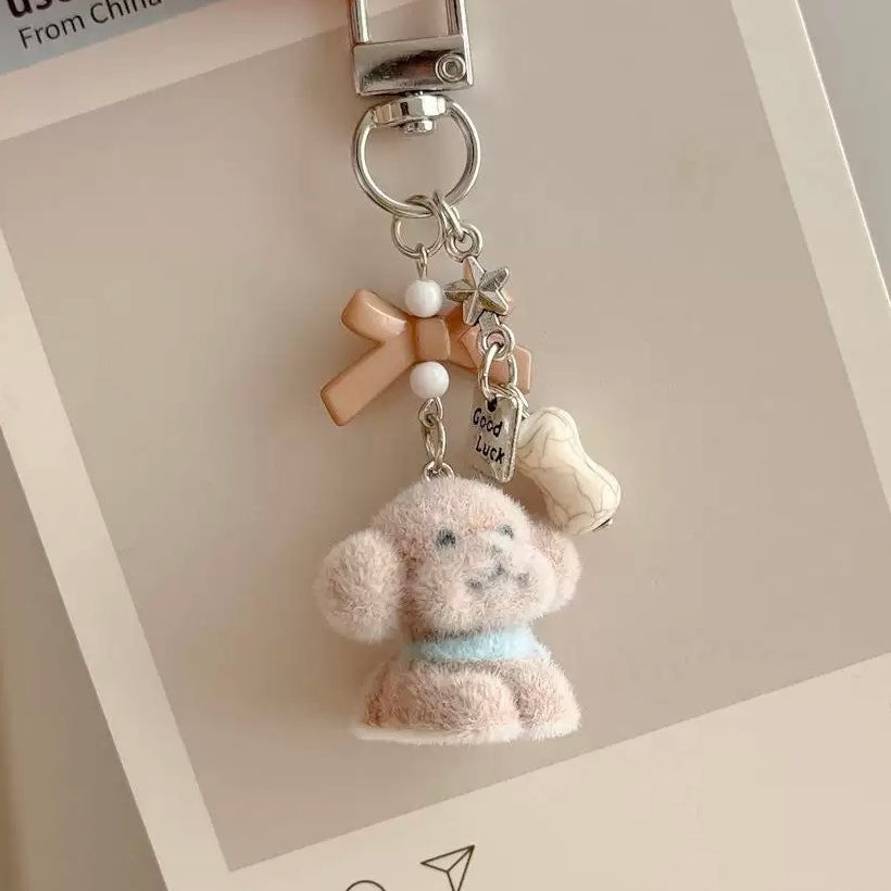 Brown Lucky Pup Charm