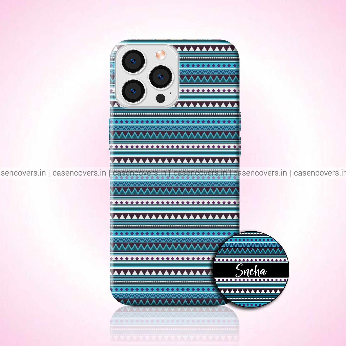 Blue Aztec Pop Case