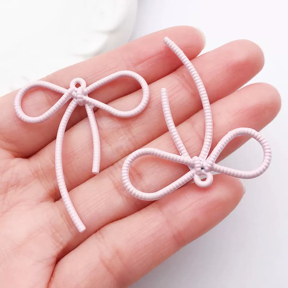 Kawaii Pink Bow Phone Charm
