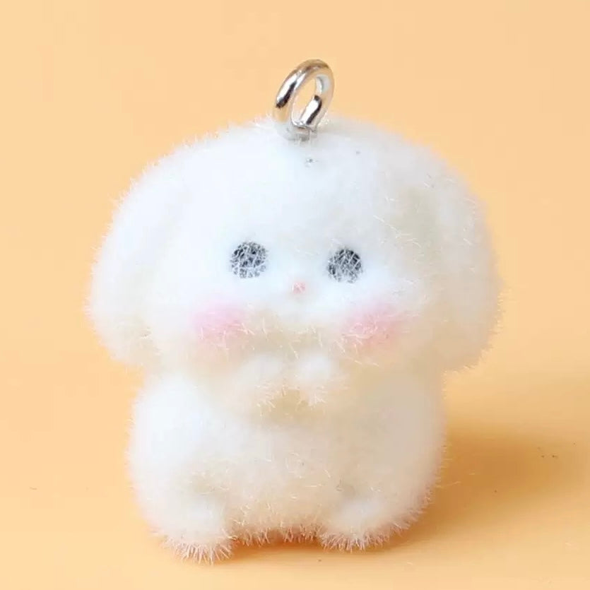 Cloud Bunny Case With Hanging Bunny Charm Phone Case