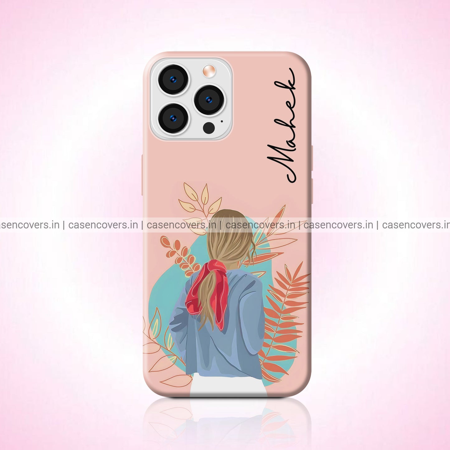 Peach Illustration Case