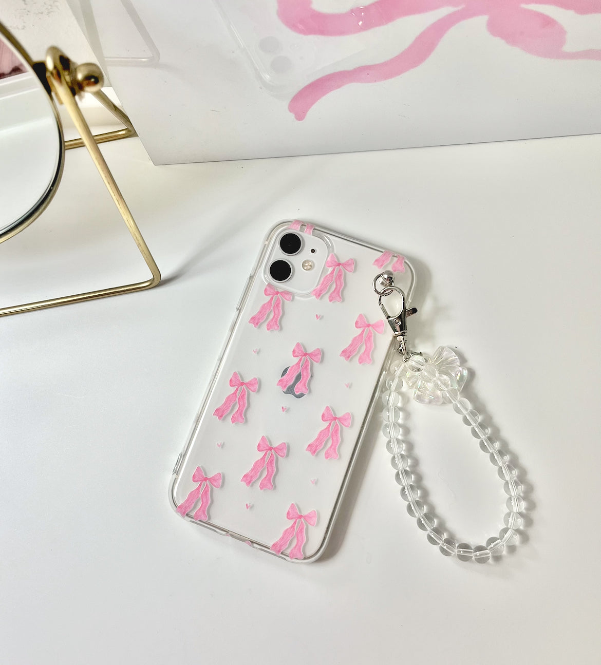 Cute Bow Chain Case