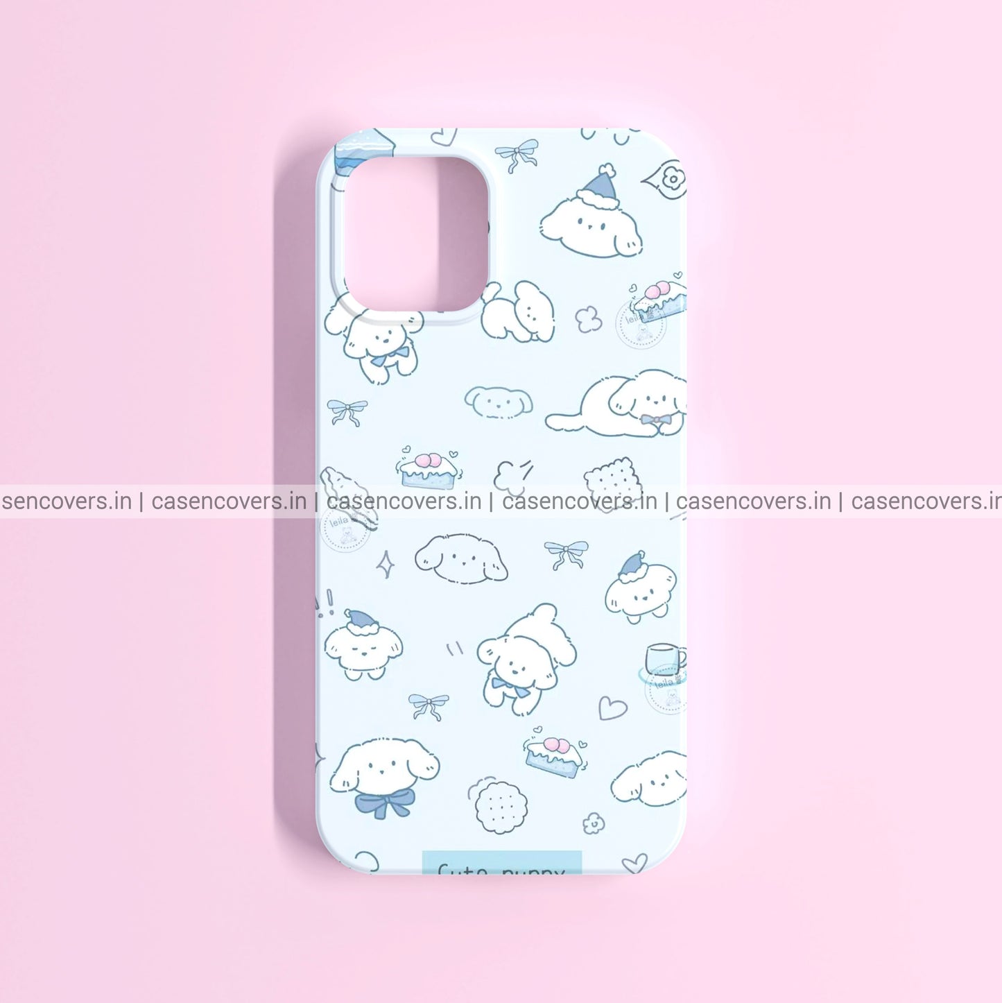 Cute Puppy Blue Phone Case