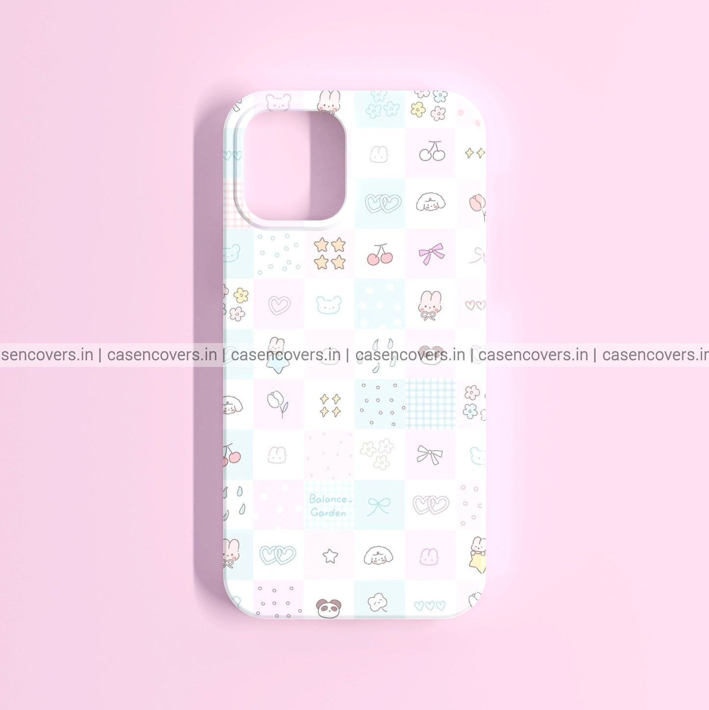 Mini Doodles Checks Case