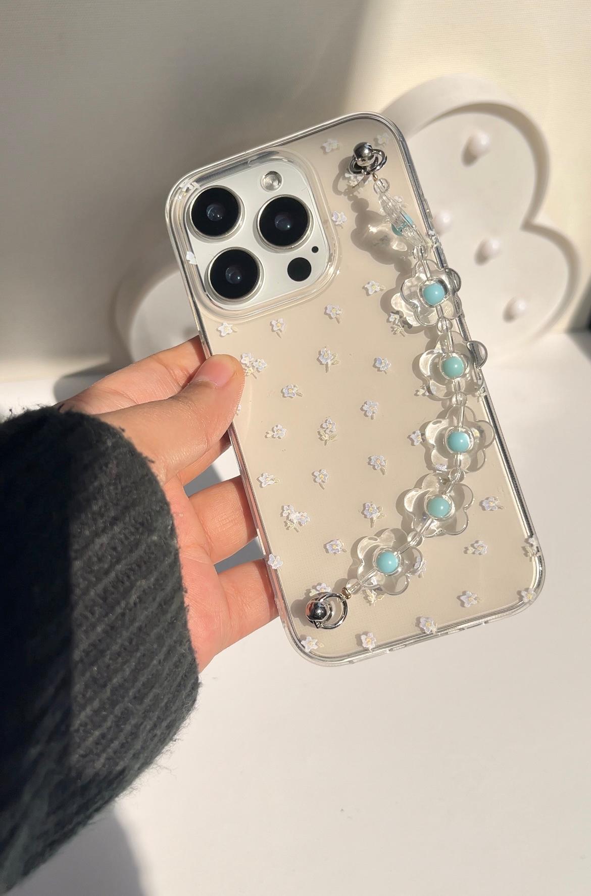 The Serene Blue Chain Phone Case