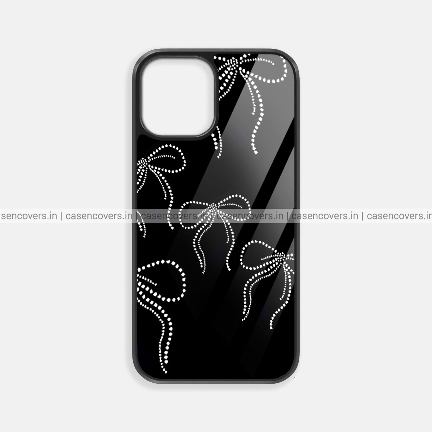 Black Bow Premium Glossy Phone Case
