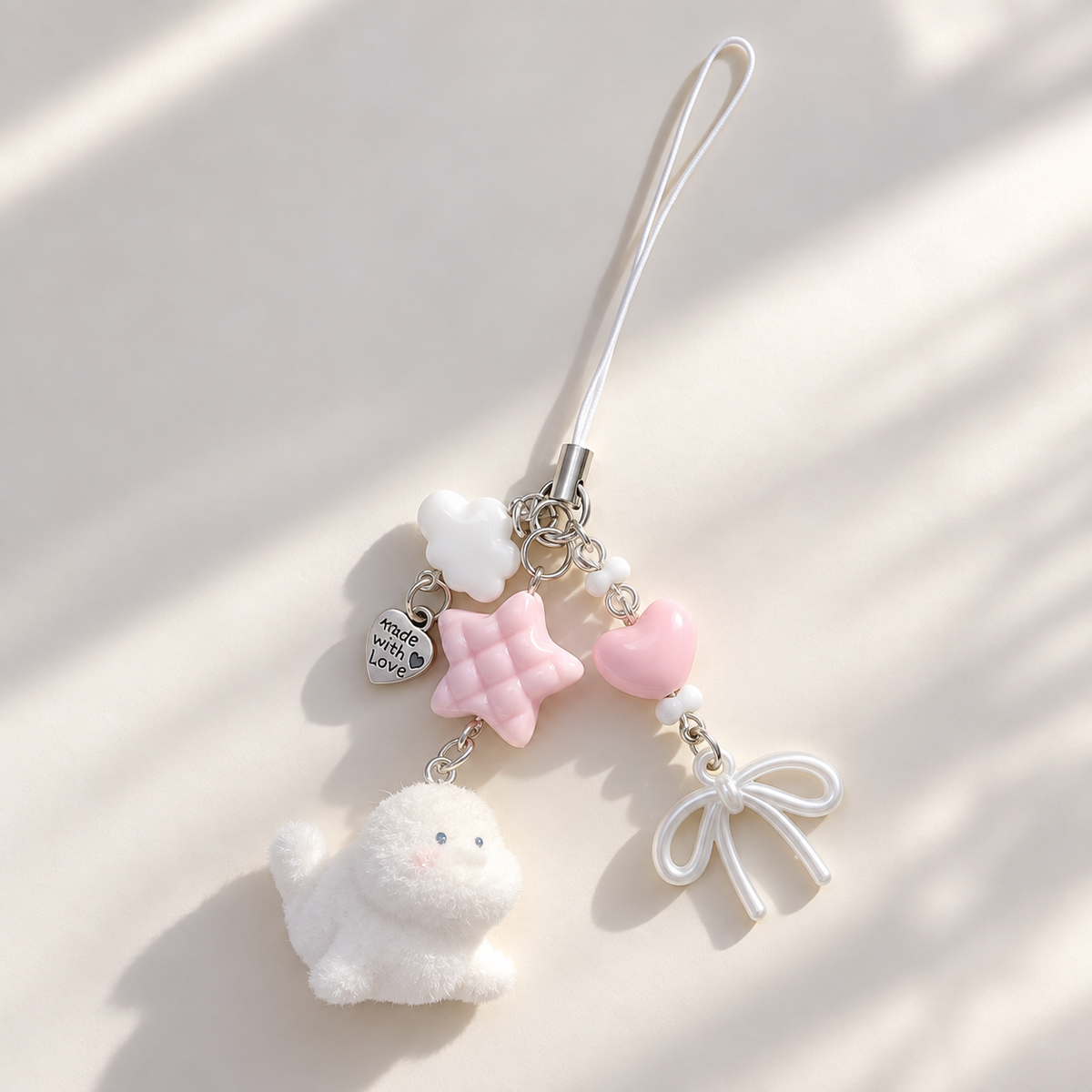 Cloudy Love Bow Charm