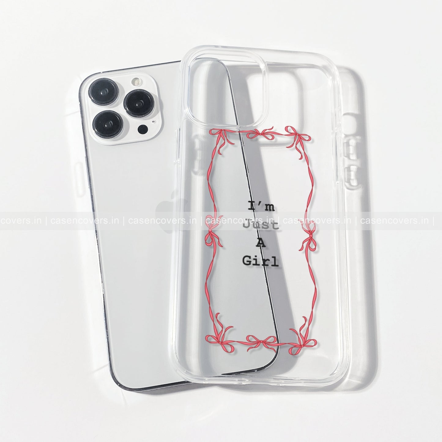 Cute Ribbon Frame Phone Case