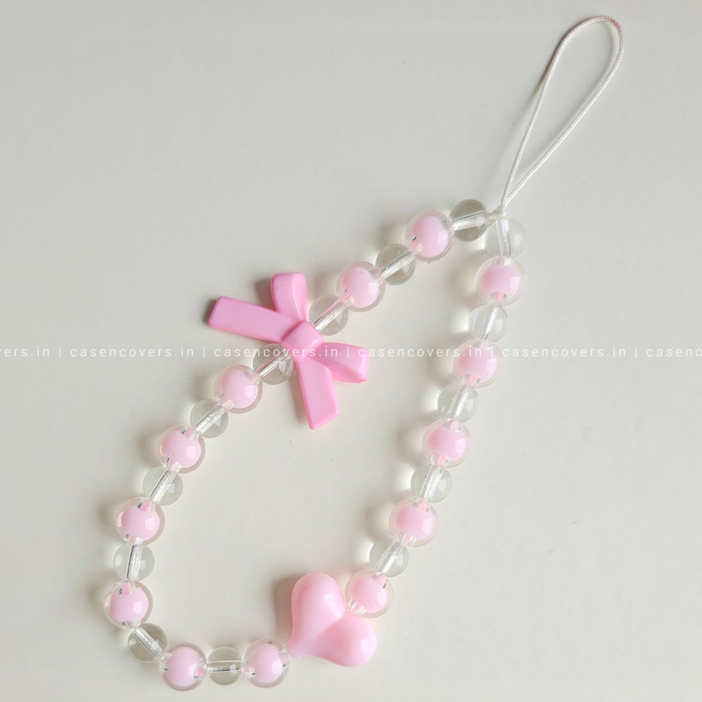 Cute Pink Bow Phone Charm