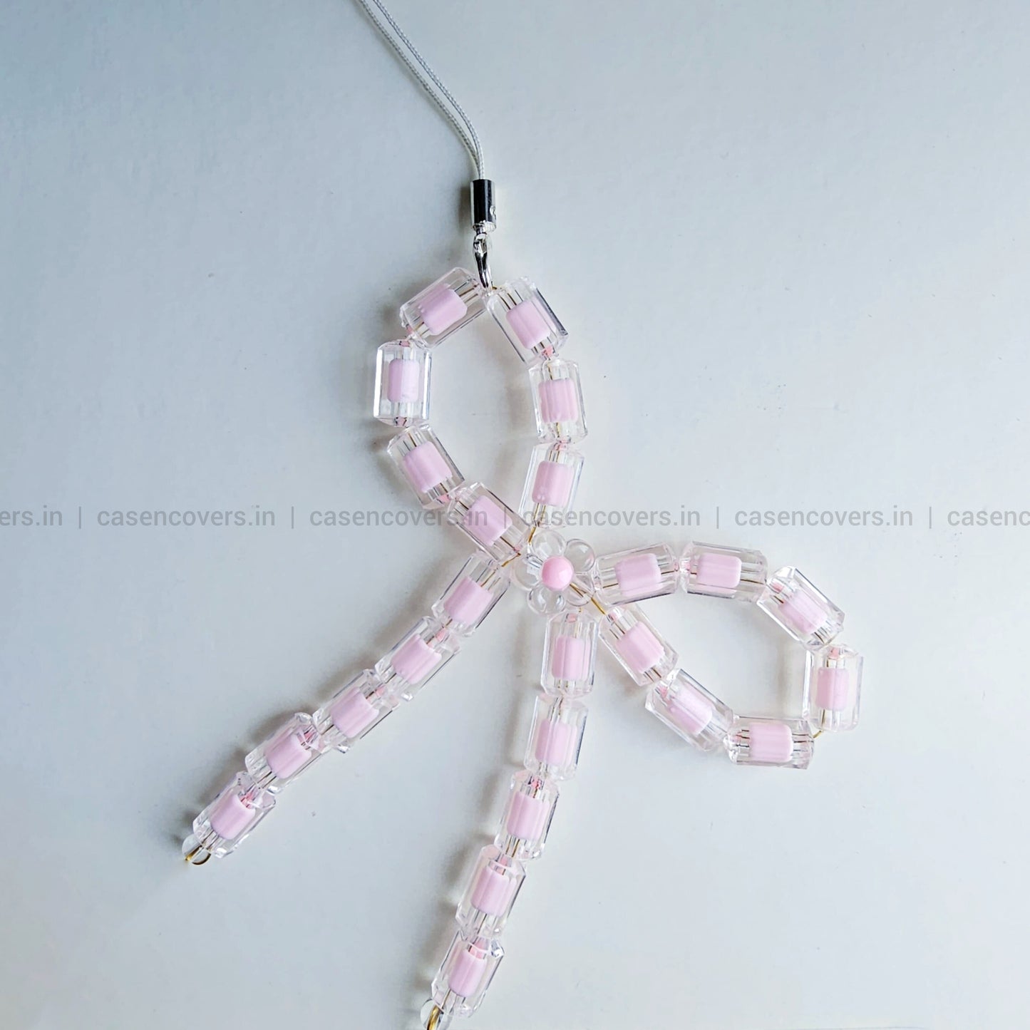 Pink Bow Phone Charm