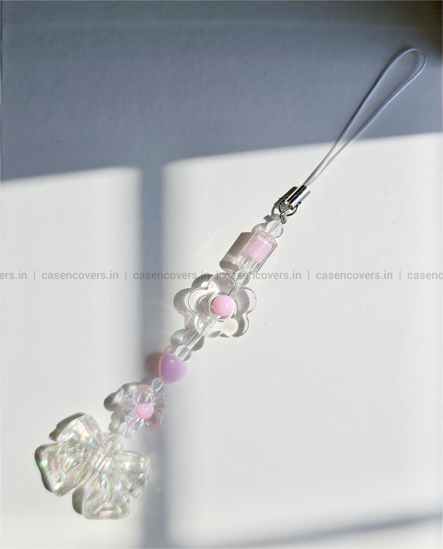Little Pink Flower Phone Charm