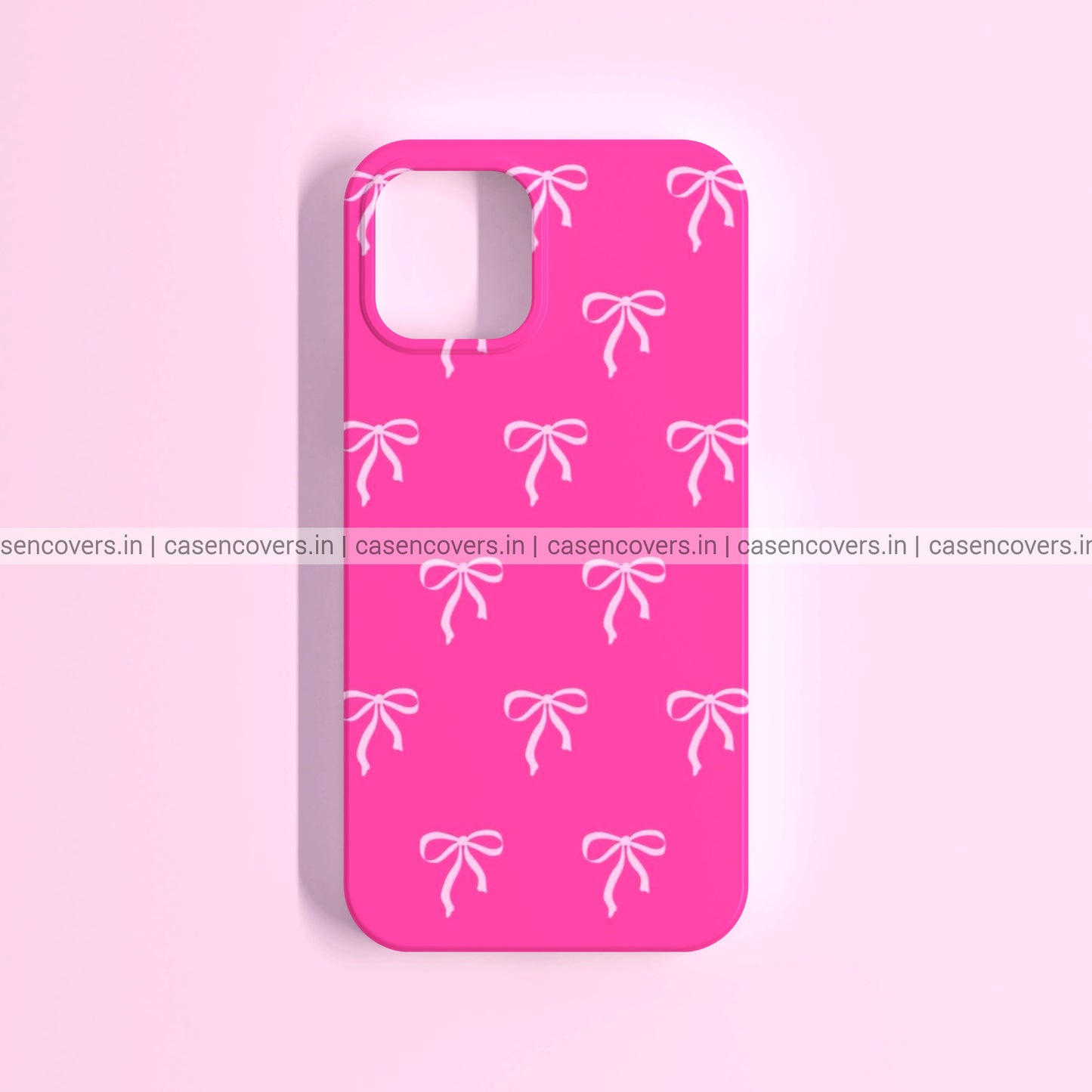 Hot Pink Ribbon Aesthetic Phone Case
