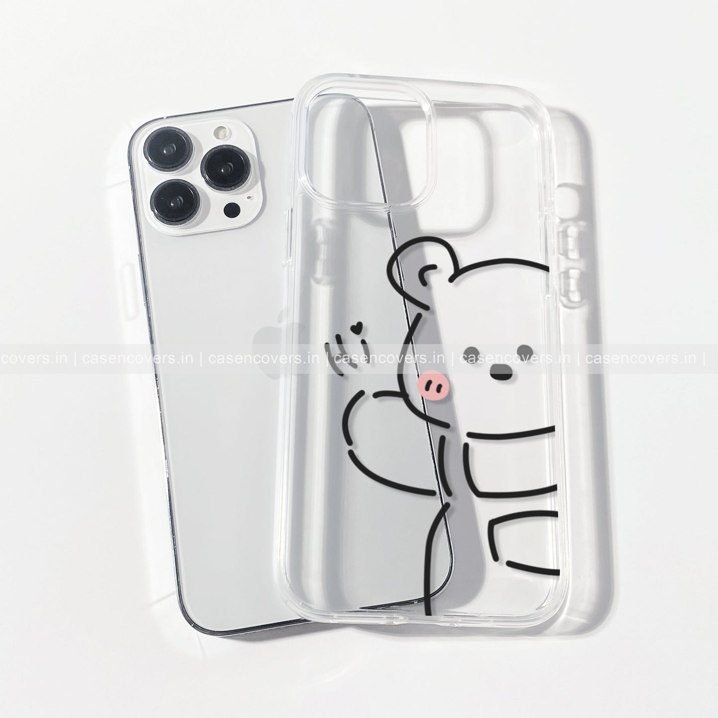 Cute Transperant Bear Case