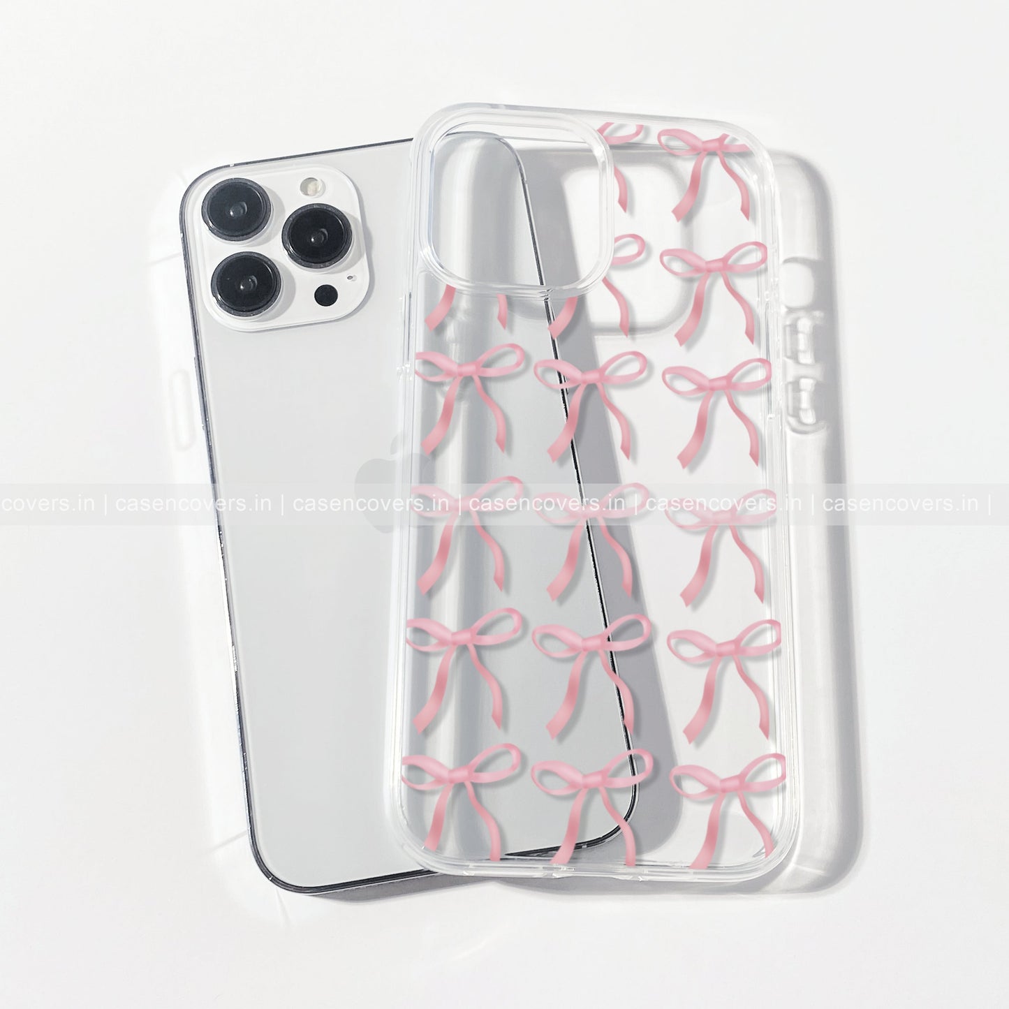 Cute Pink Ribbon Case