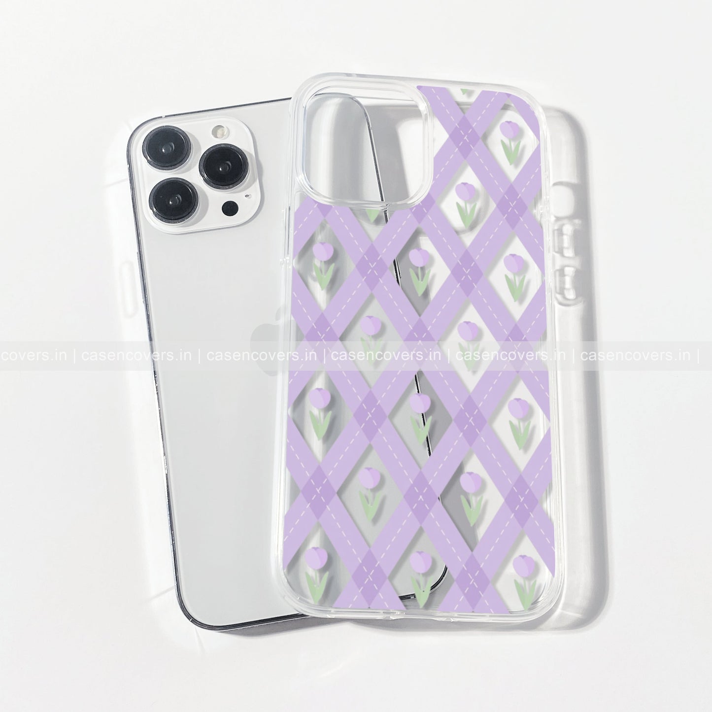 Lavender Tulips Phone Case