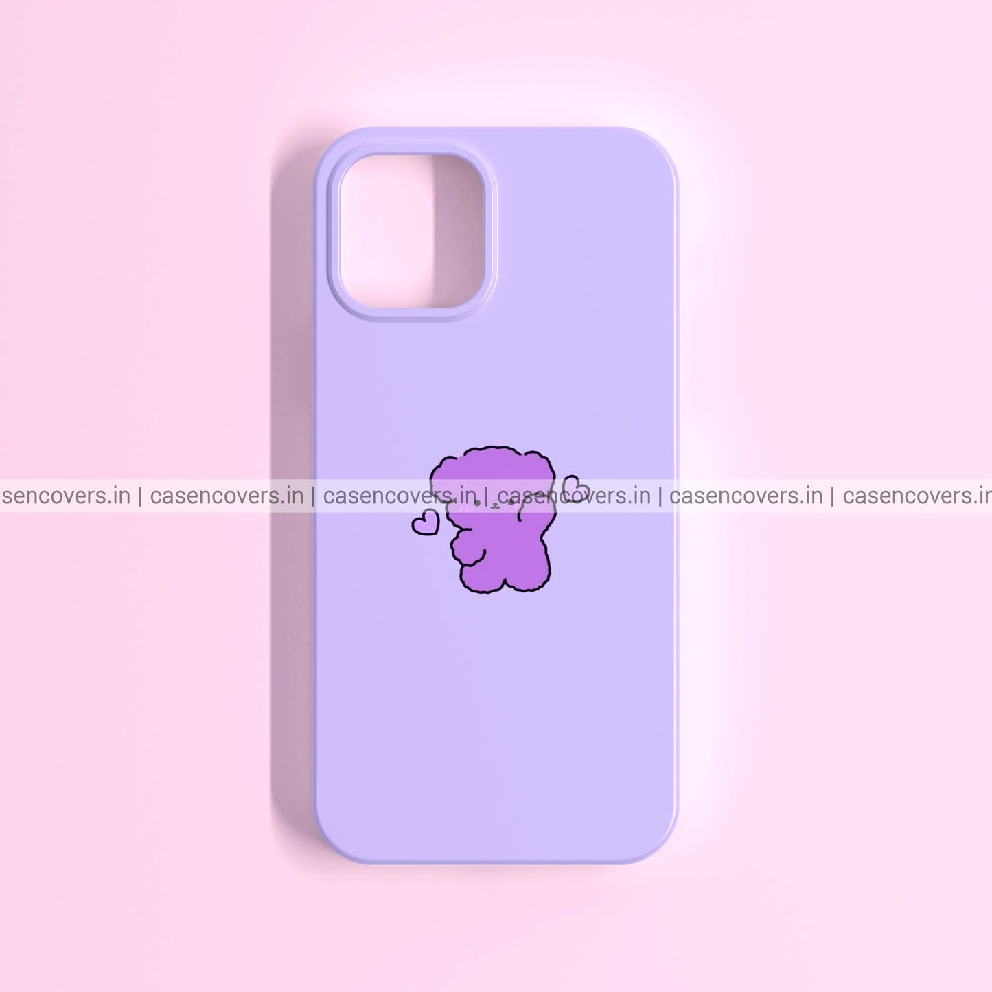 Purple Teddy Cute Phone Case