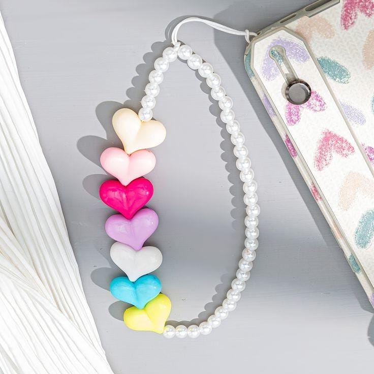 Hearts & Pearl Charm