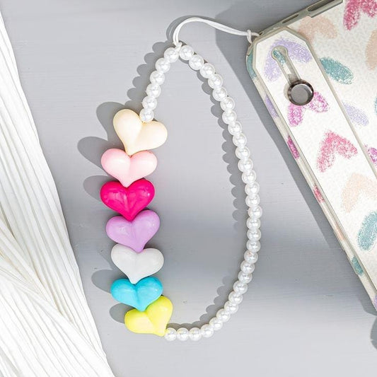 Hearts & Pearl Charm