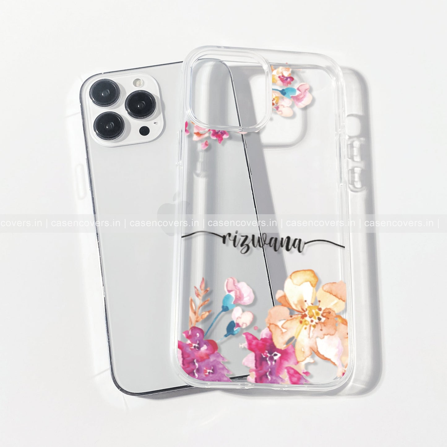 Floral Personalized Name Case