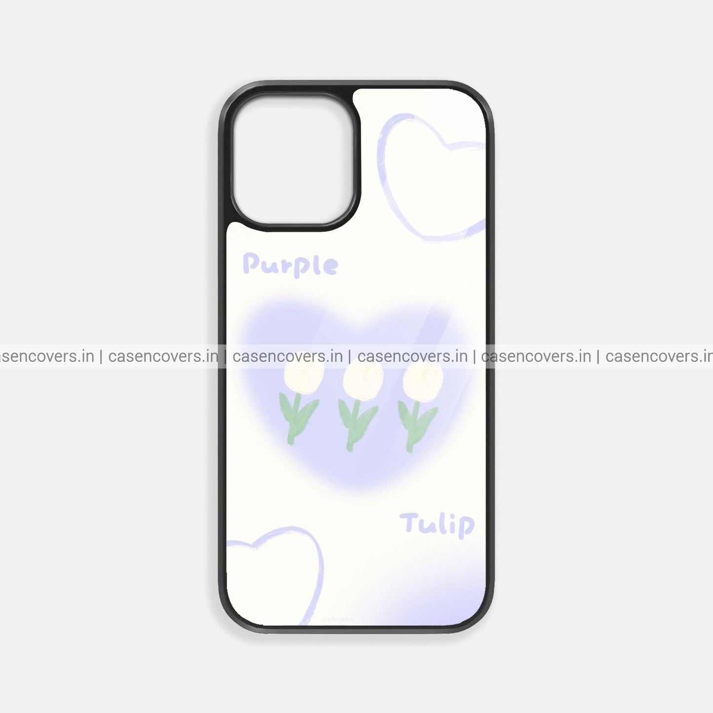 Purple Hearts Premium Glossy Phone Case