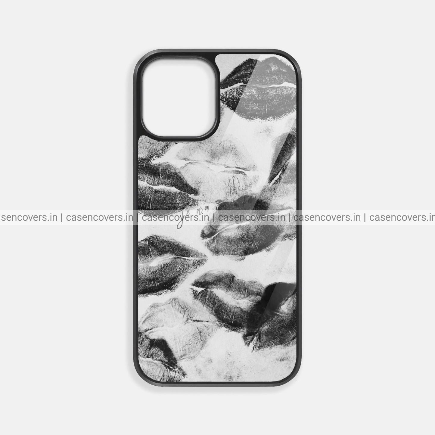 Black Makeup Premium Glossy Phone Case