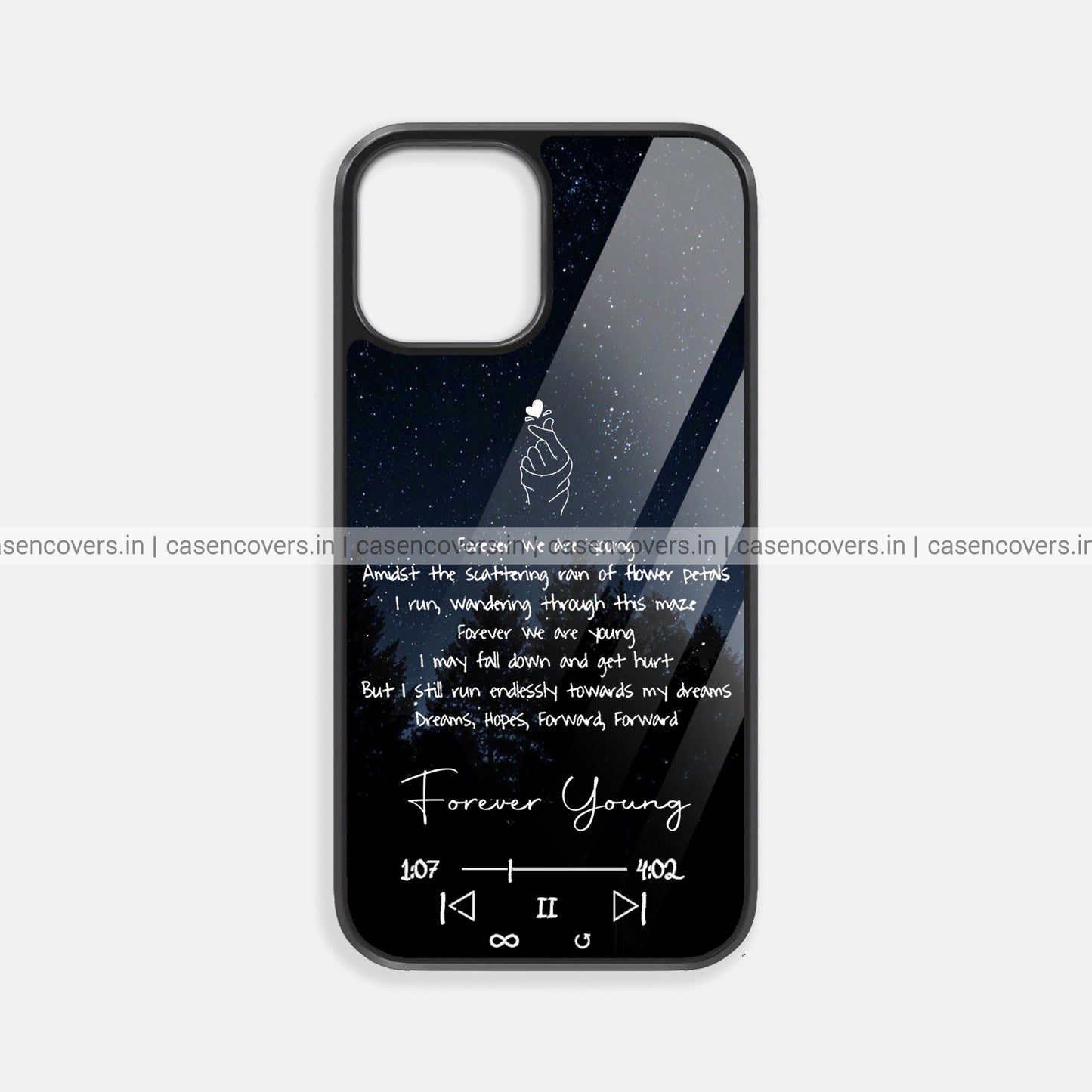 Forever Young Premium Glossy Phone Case