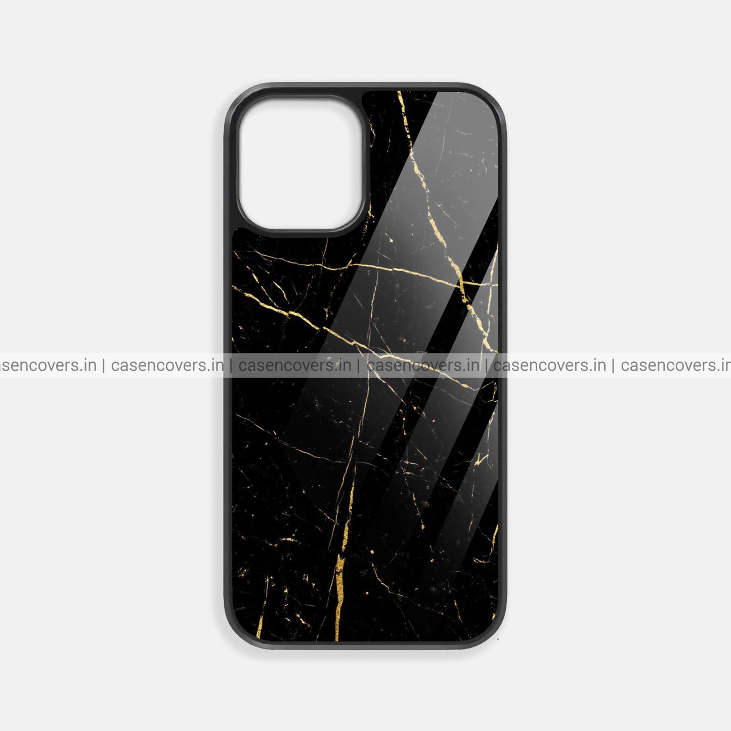 Black Marble Premium Glossy Phone Case