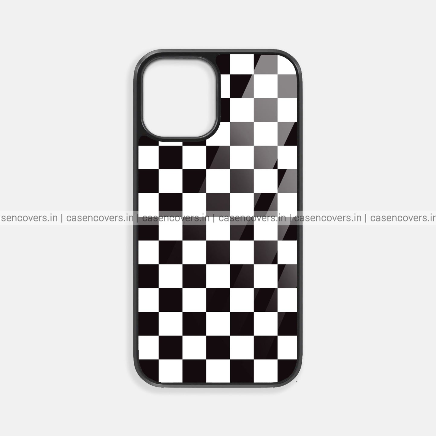 Small Checks Premium Glossy Phone Case
