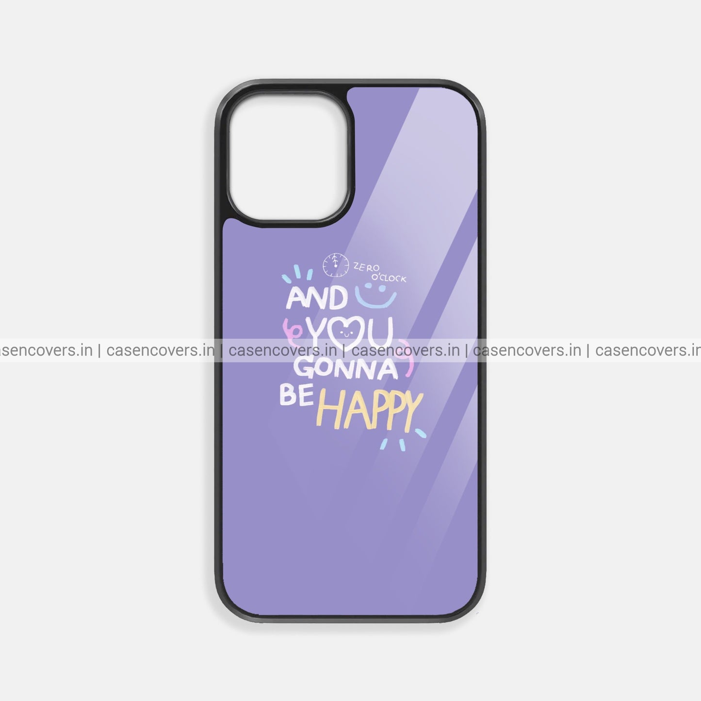 Happy Quote Premium Glossy Phone Case