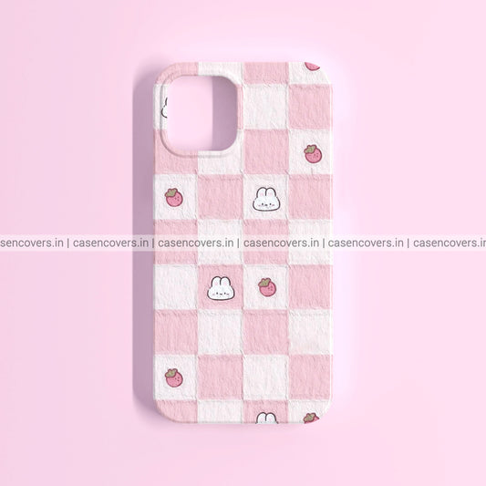 Bunny & Strawberry Cute Phone Case
