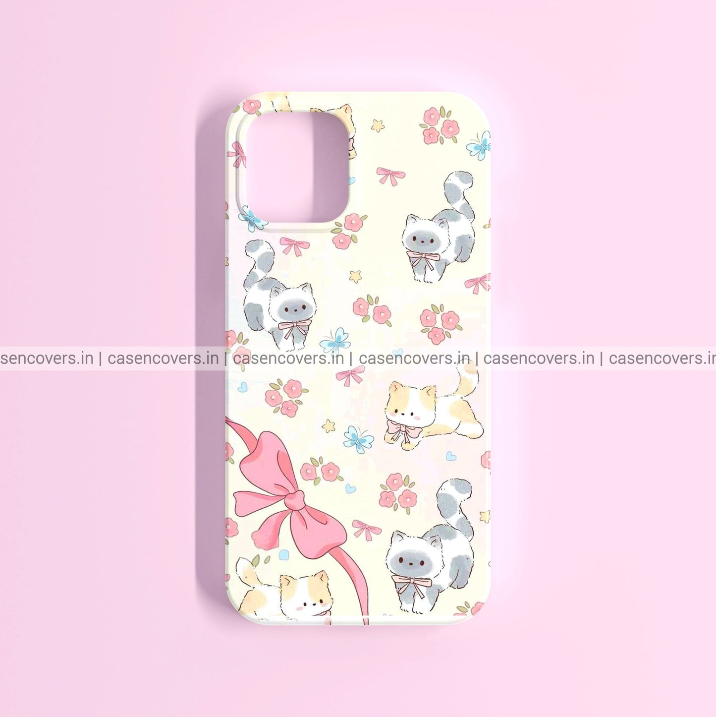Cute Kitty Bow Phone Case