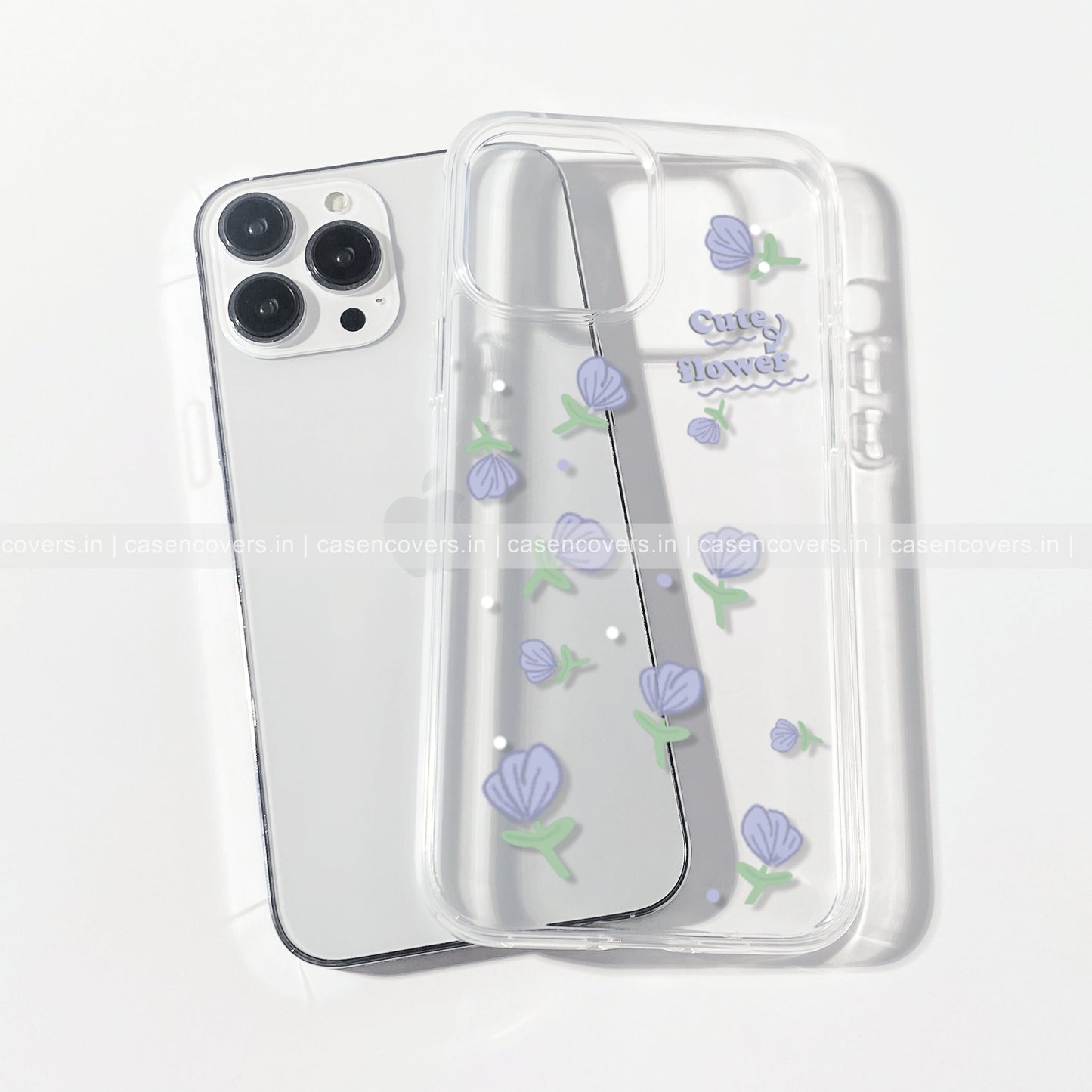 Lavender Cute Flower Case