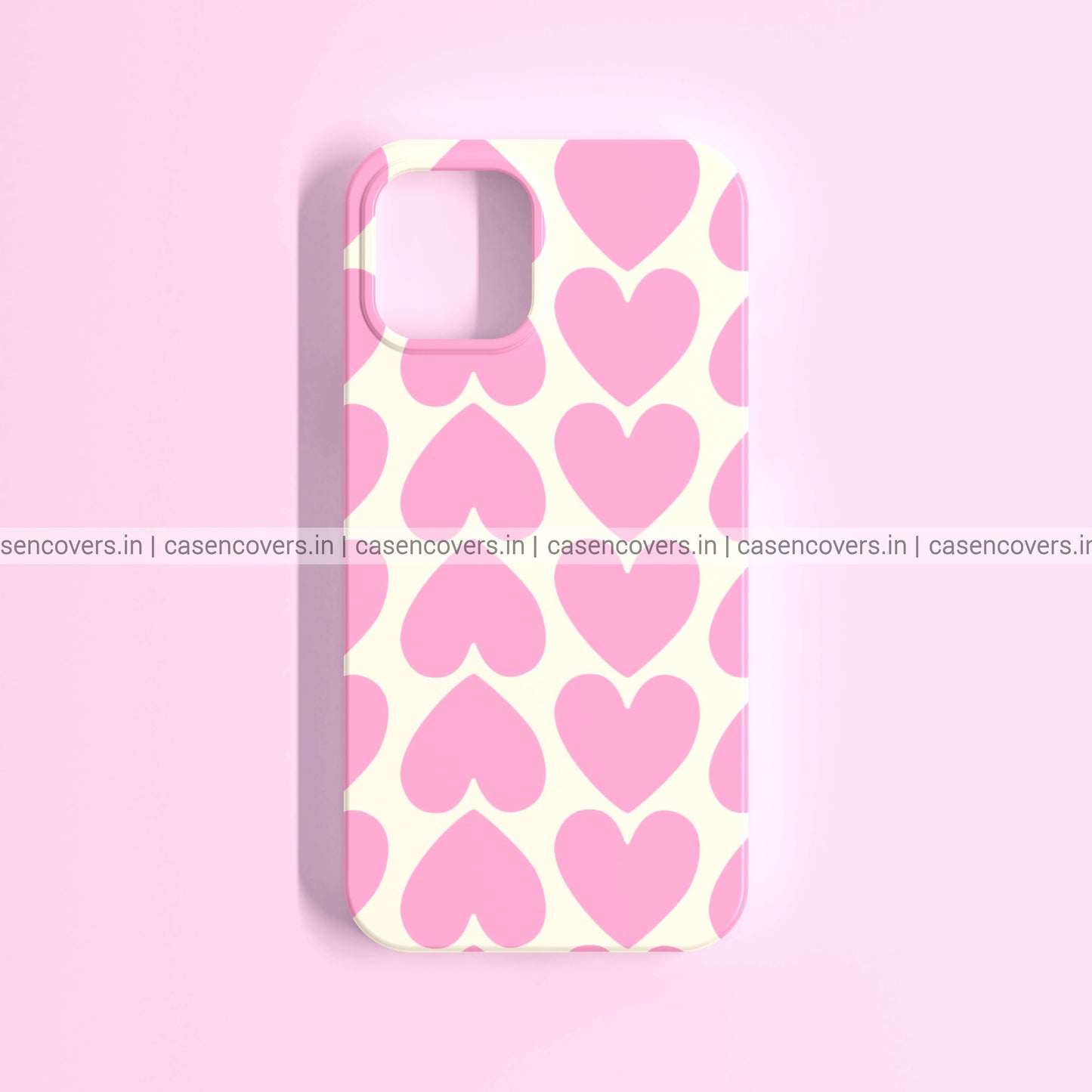 Pink Hearts Aesthetic Phone Case
