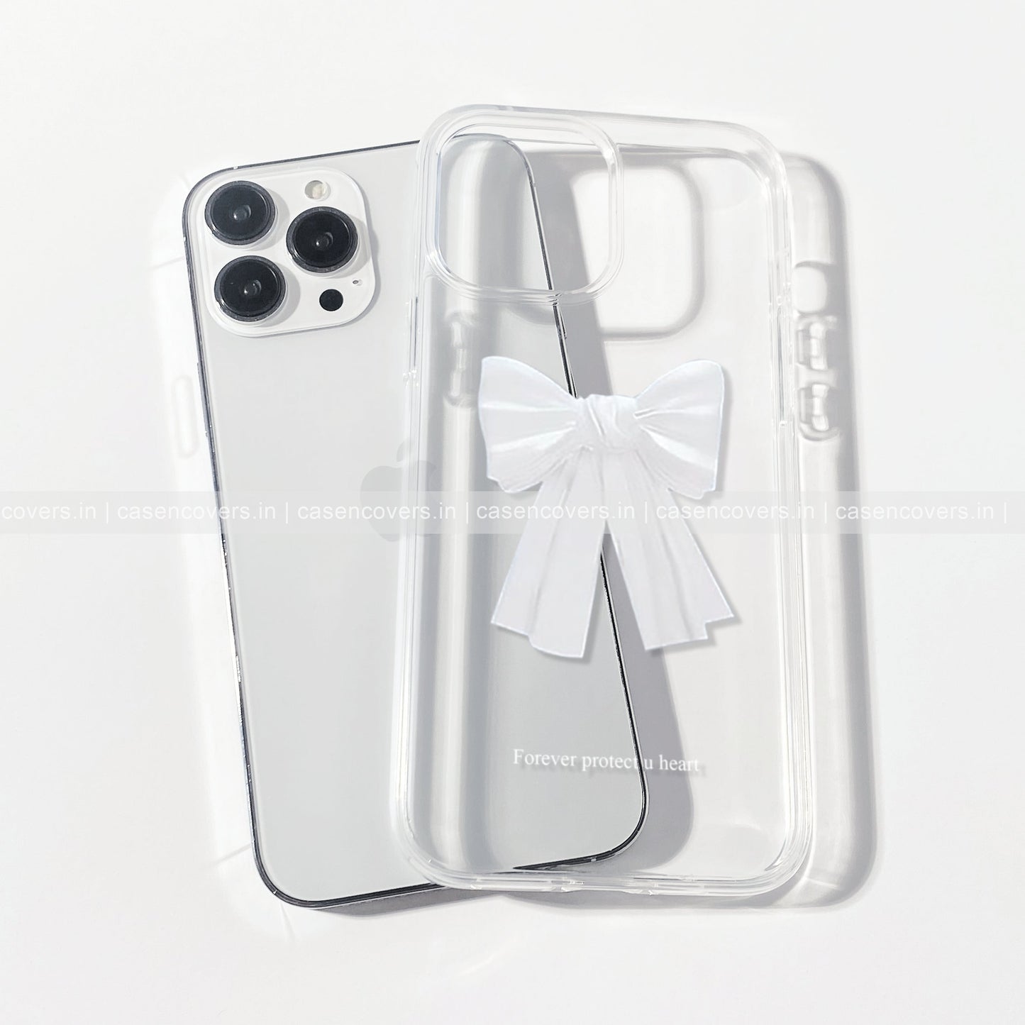 White Bow Phone Case