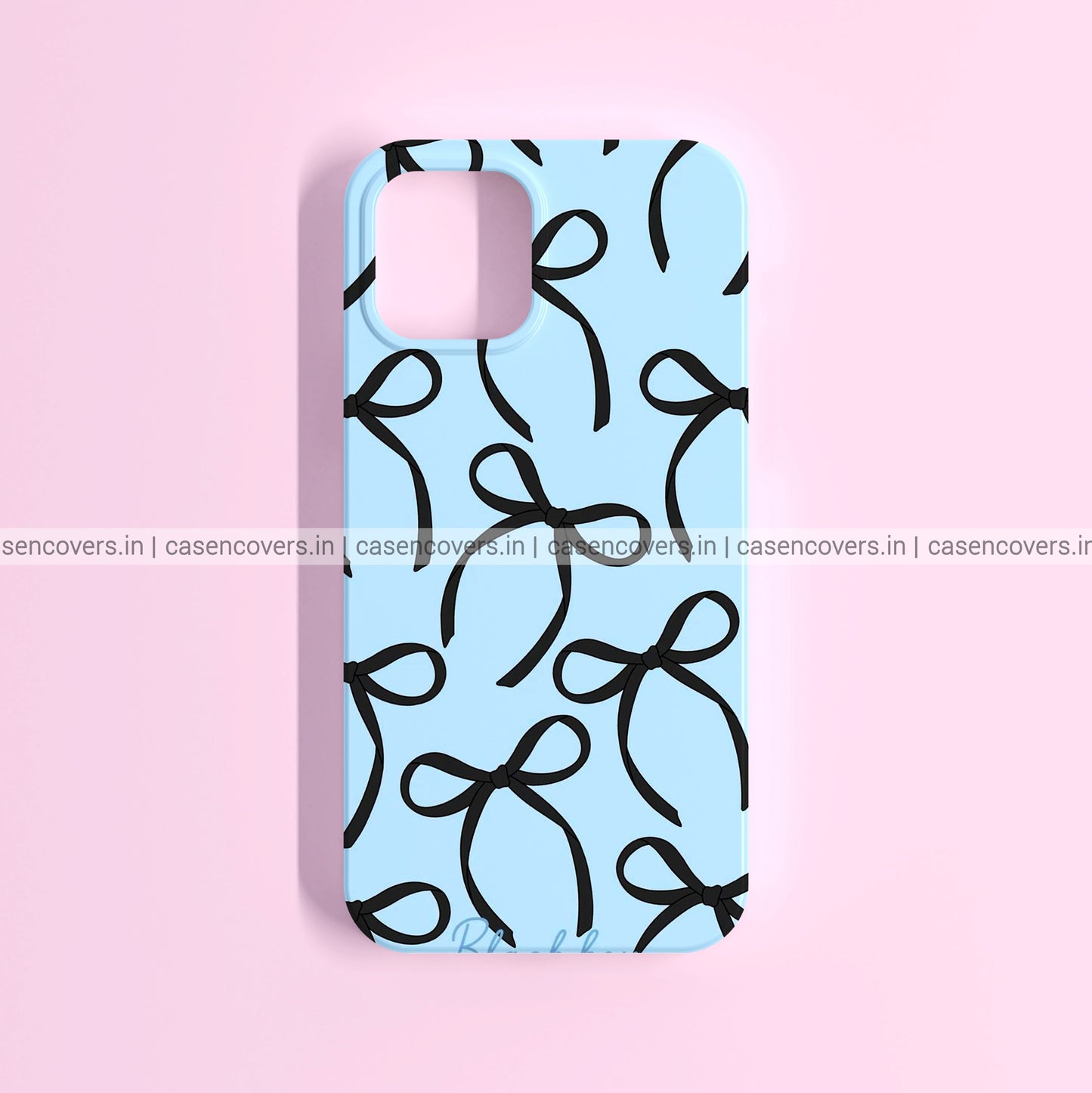 Blue Bow Phone Case