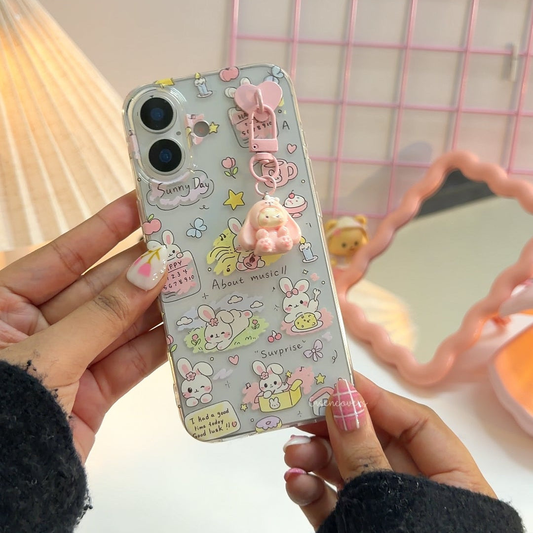 Bunny Doodle Dream Phone Case