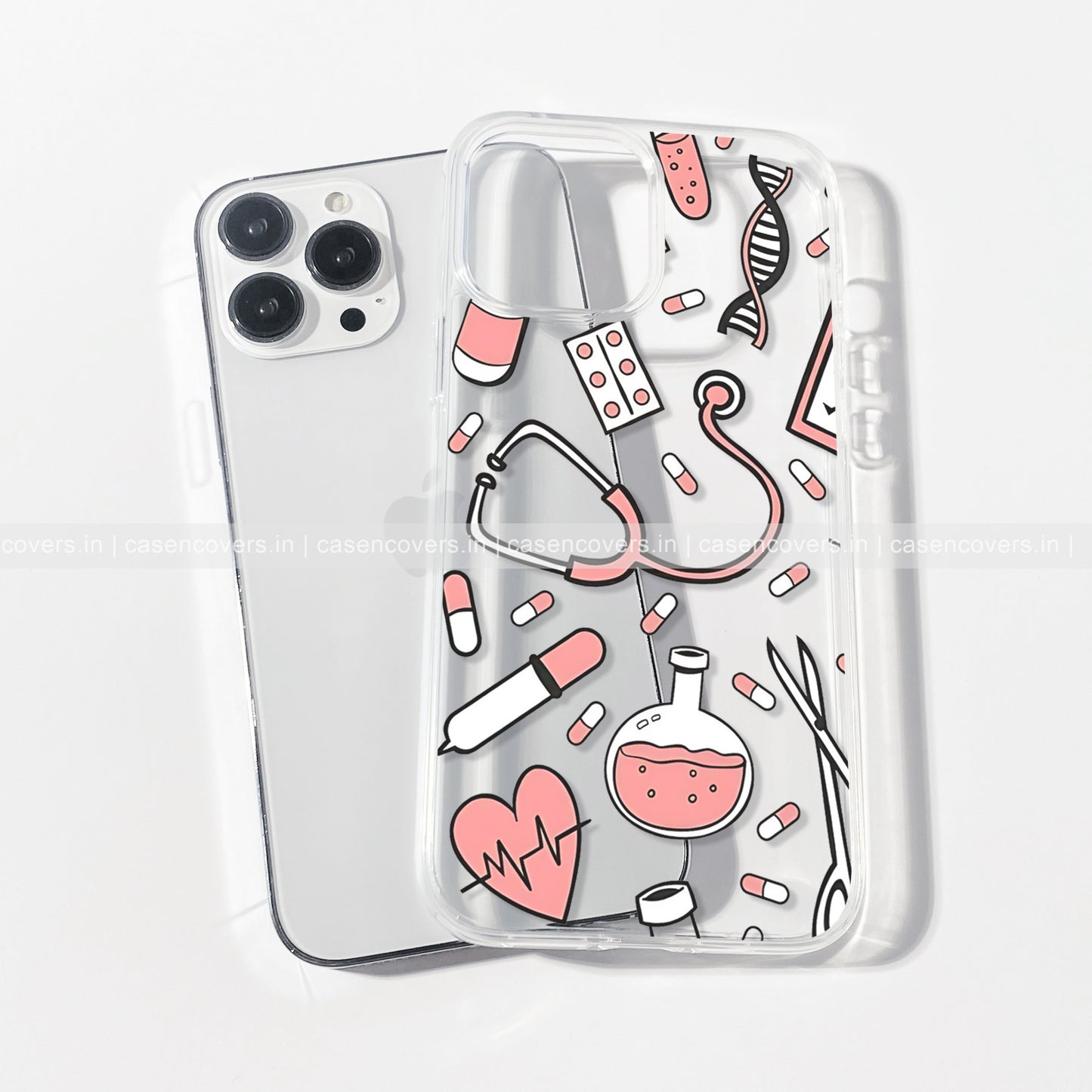 Clear doctor inspired Phone Case