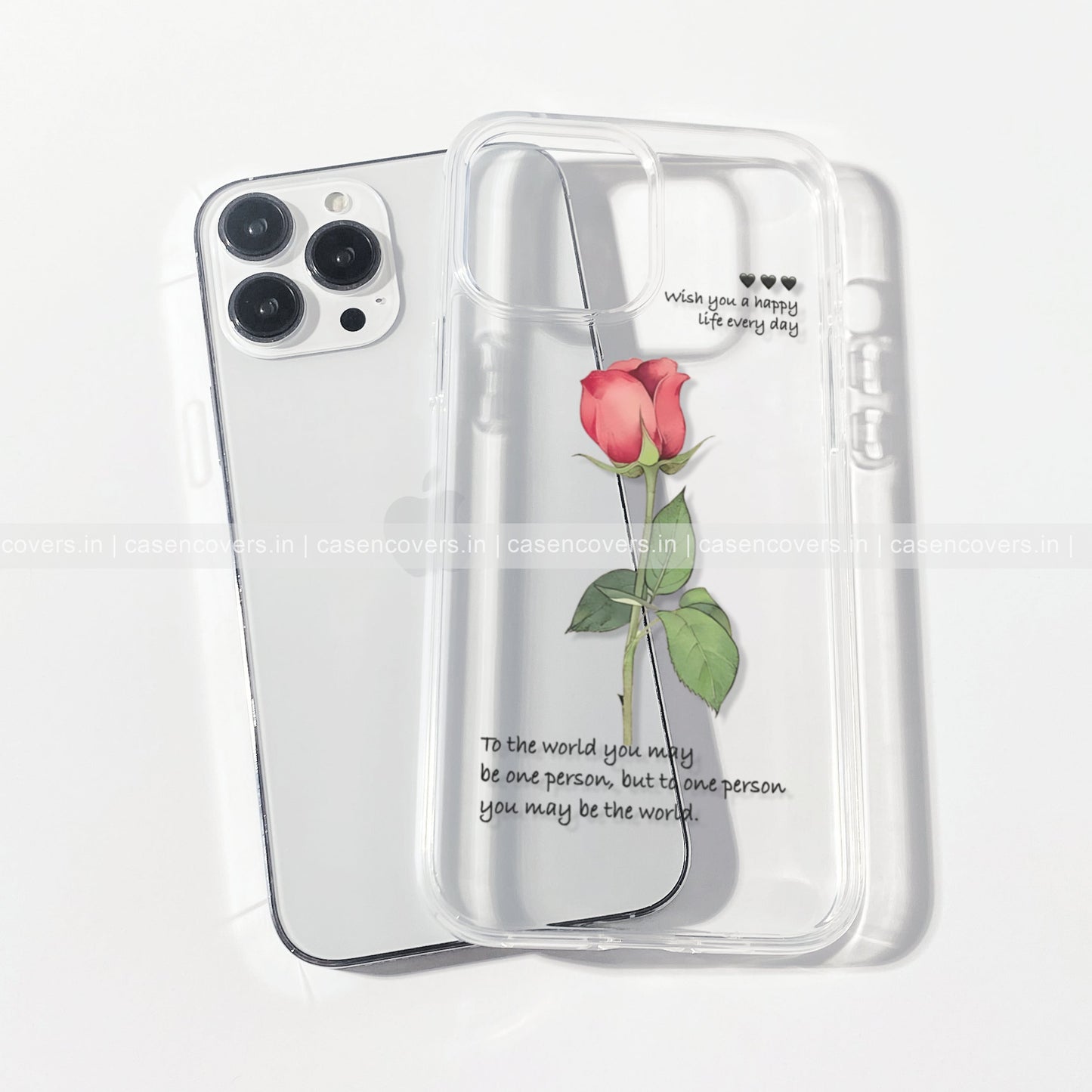 Clear Rose Case