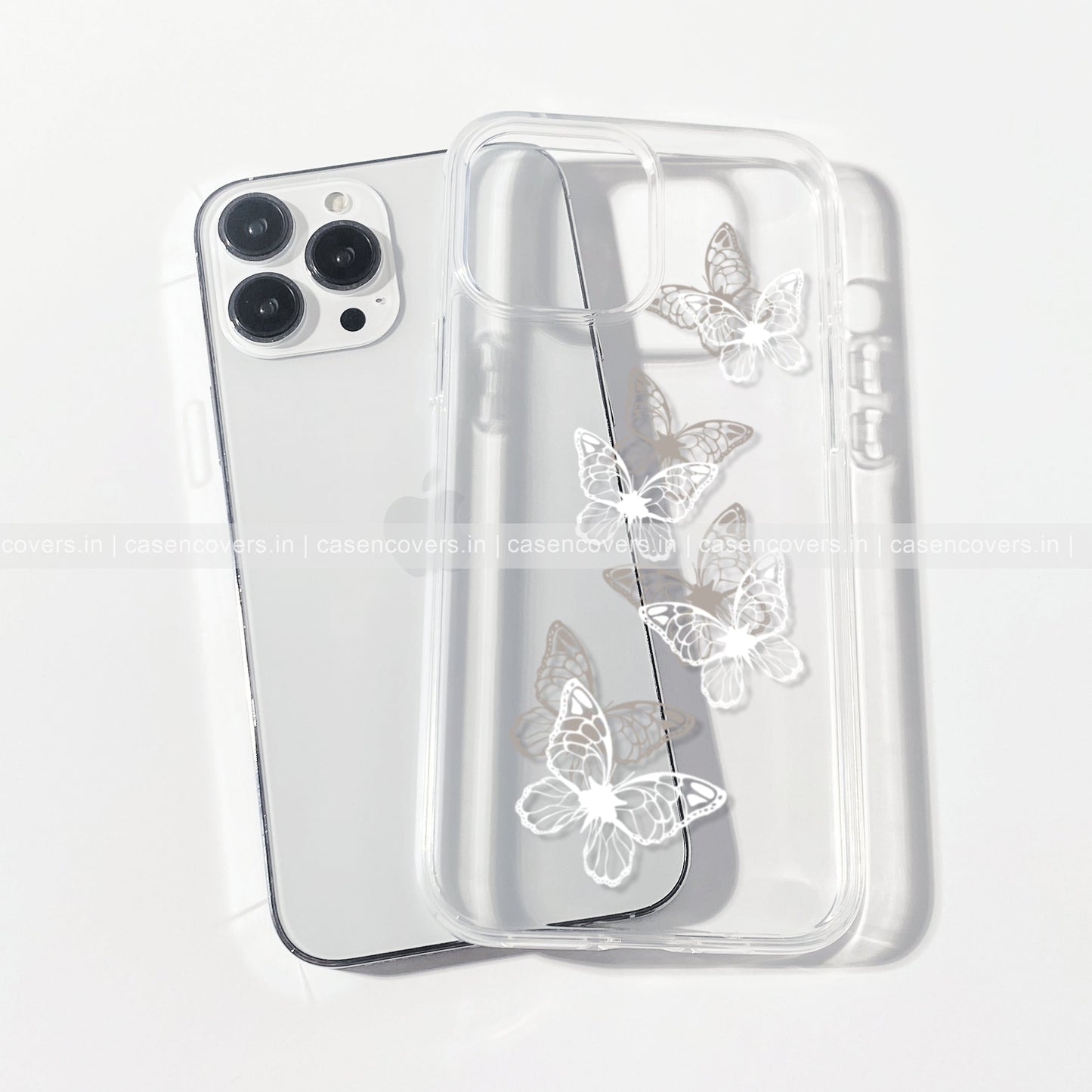 Aesthetic butterfly sticker case